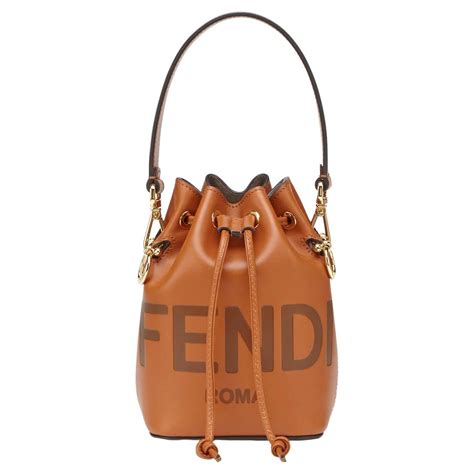 brown fendi bucket bag|Fendi crossbody bucket bag.